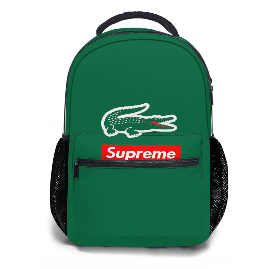 Lacoste X Supreme School Backpacks