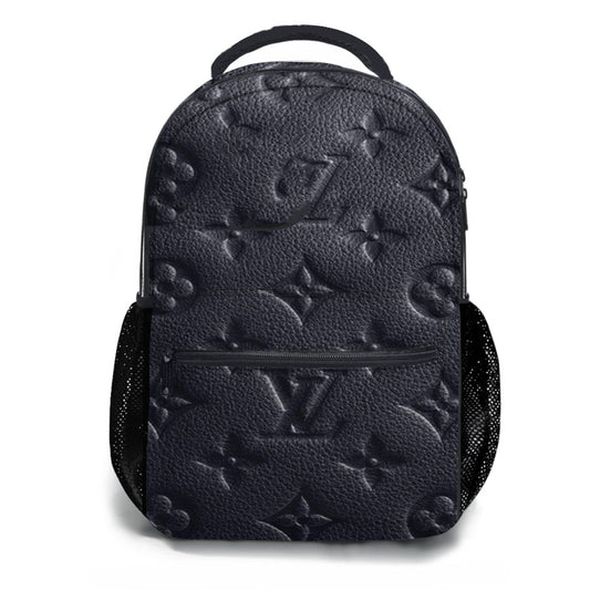 Louis Vuitton Black Print School Backpacks