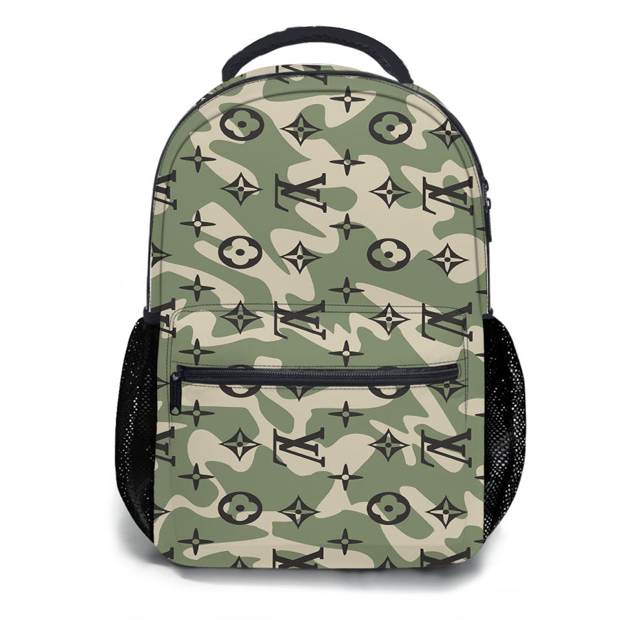 Louis Vuitton Camo School Backpacks