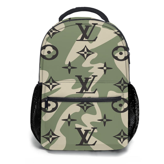 Louis Vuitton Camo 2 School Backpacks