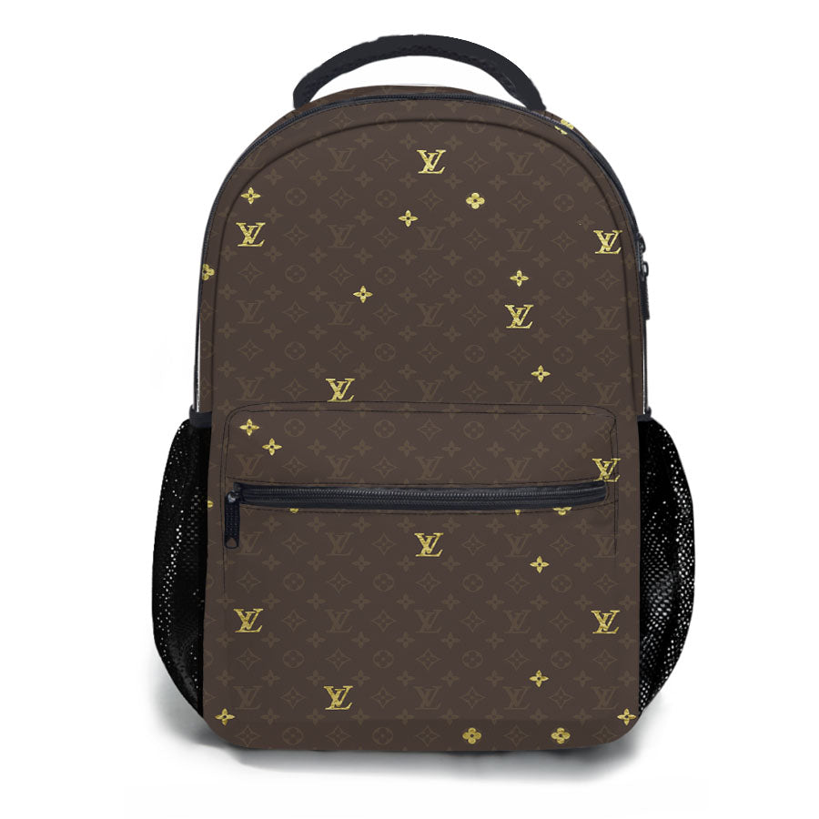 Louis Vuitton Gold School Backpacks