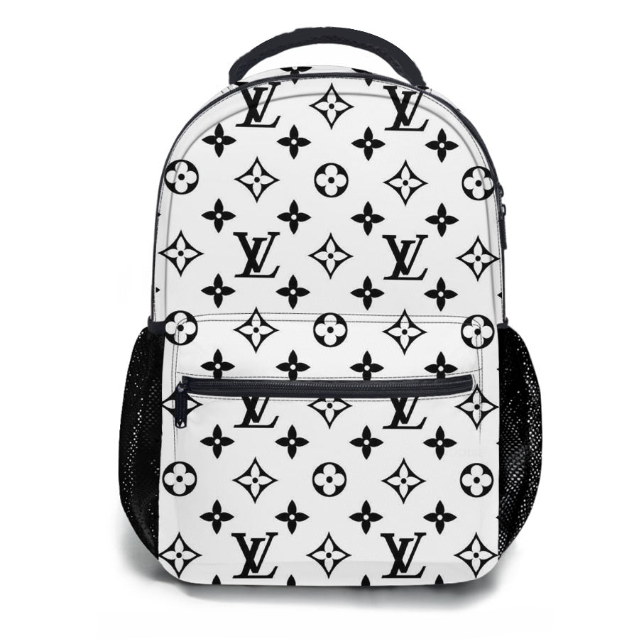 Louis Vuitton Pattern Creative School Backpacks