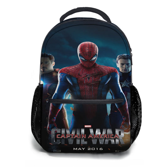 Marvel Civil War Captain America School Backpacks