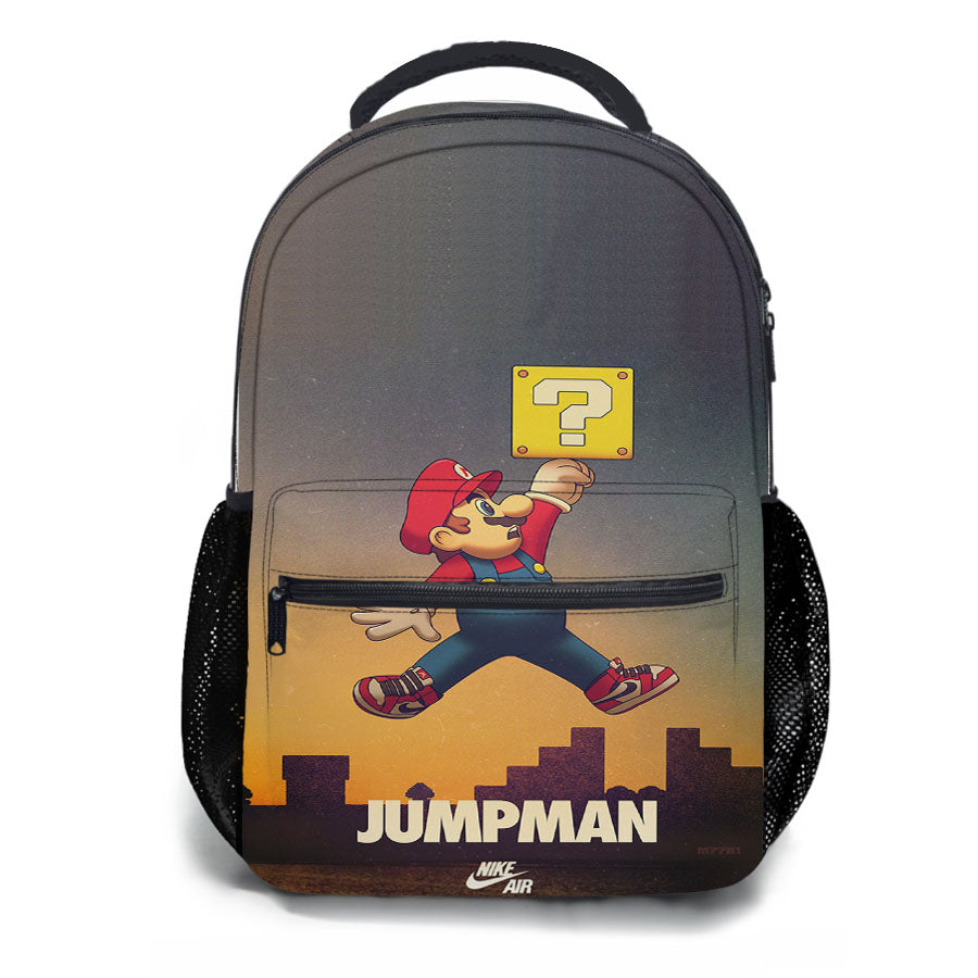 Micheal Jordan Super Mario Supreme School Backpacks