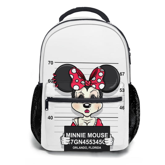 Minnie Mouse On Jail School Backpacks
