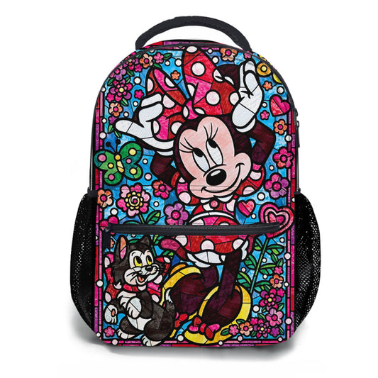 Minnie Mouse Stained Glass School Backpacks