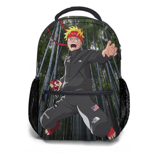Naruto Hypebeast Supreme School Backpacks