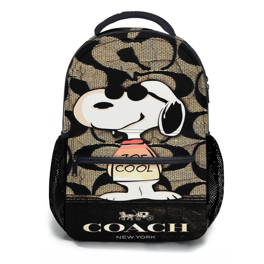 Nice Coach Snoopy School Backpacks