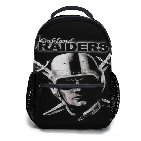 Oakland Raiders Face School Backpacks