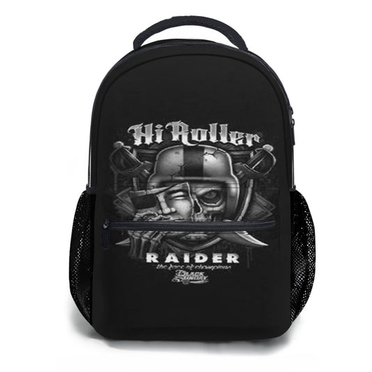 Oakland Raiders Face Of Champions School Backpacks