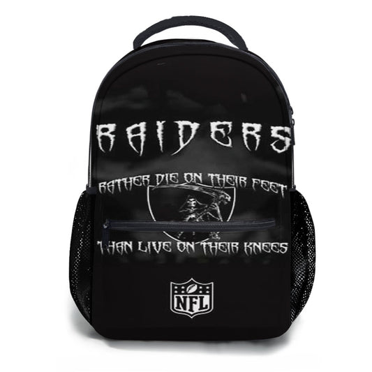 Oakland Raiders Rather Die School Backpacks