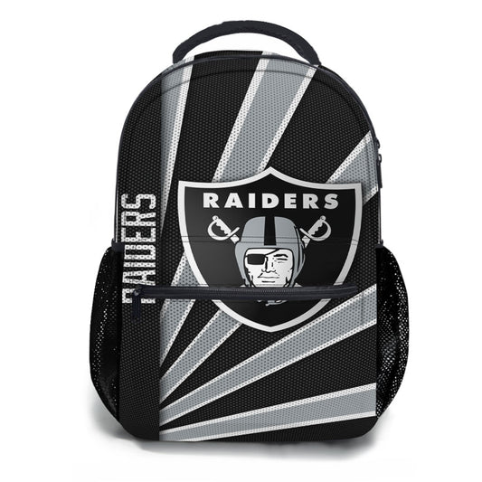 Oakland Raiders Stripe Wallpaper School Backpacks