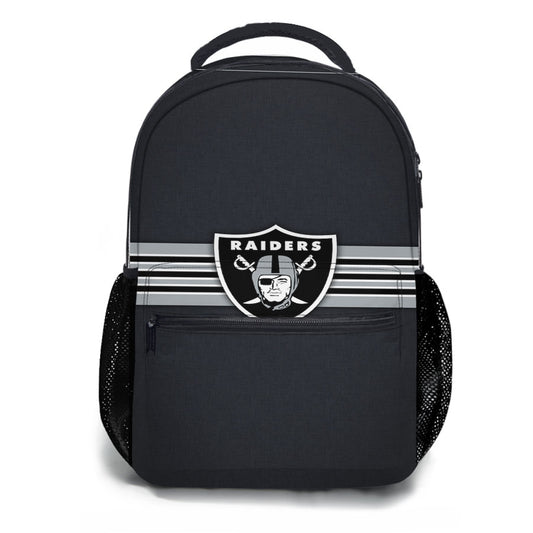 Oakland Raiders Vintage Stripe School Backpacks
