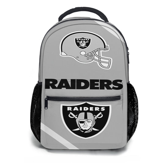 Oakland Raiders Wallpaper School Backpacks