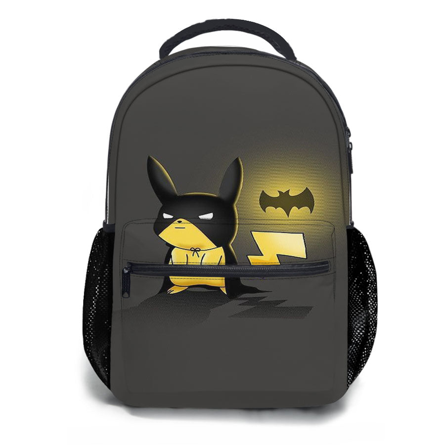 Pikachu Batman Wallpaper School Backpacks