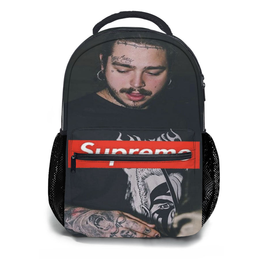 Postmalone Supreme School Backpacks