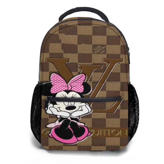 Pretty Minnie Mouse Fashion Lv School Backpacks
