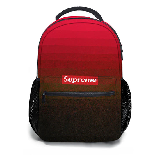 Red Supreme School Backpacks