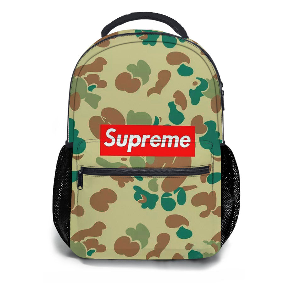 Supreme Army School Backpacks