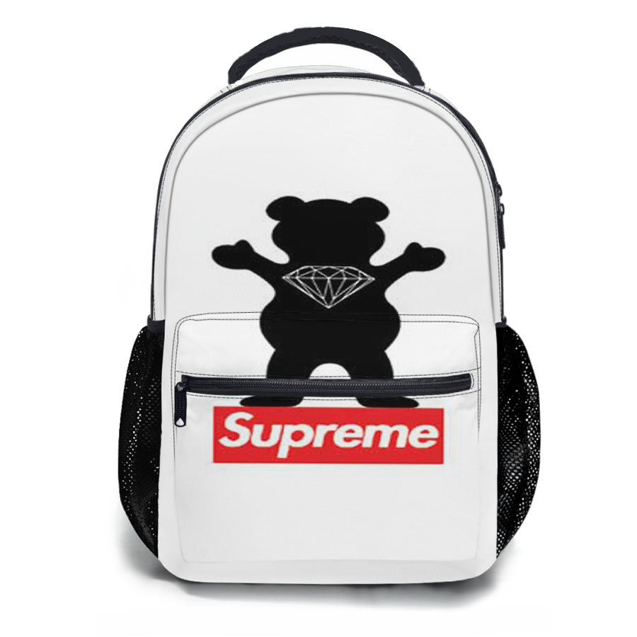 Supreme Bear Diamond School Backpacks