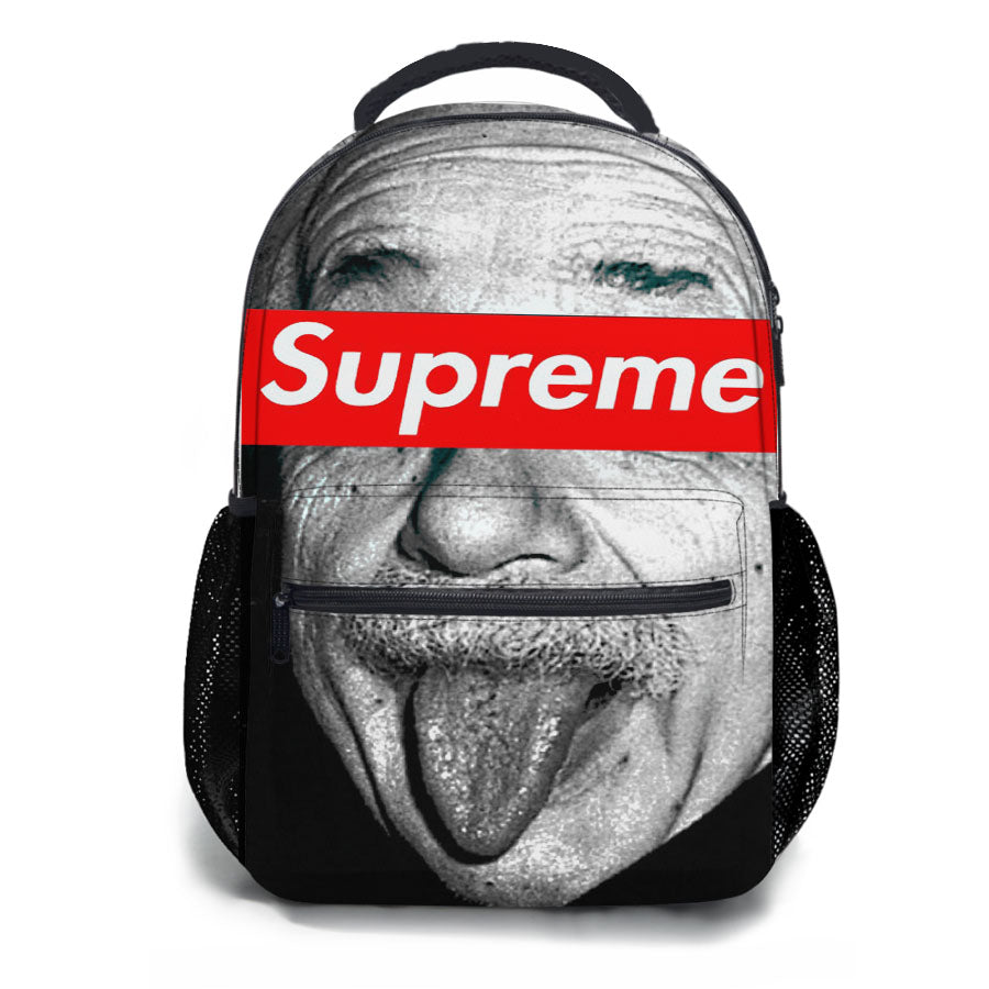 Supreme Bomba Atomica Albert Einstein School Backpacks