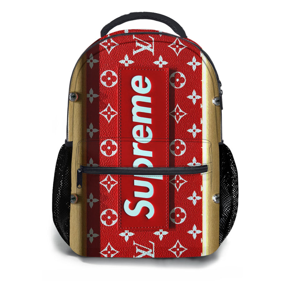 Supreme Cake Louis Vuitton School Backpacks