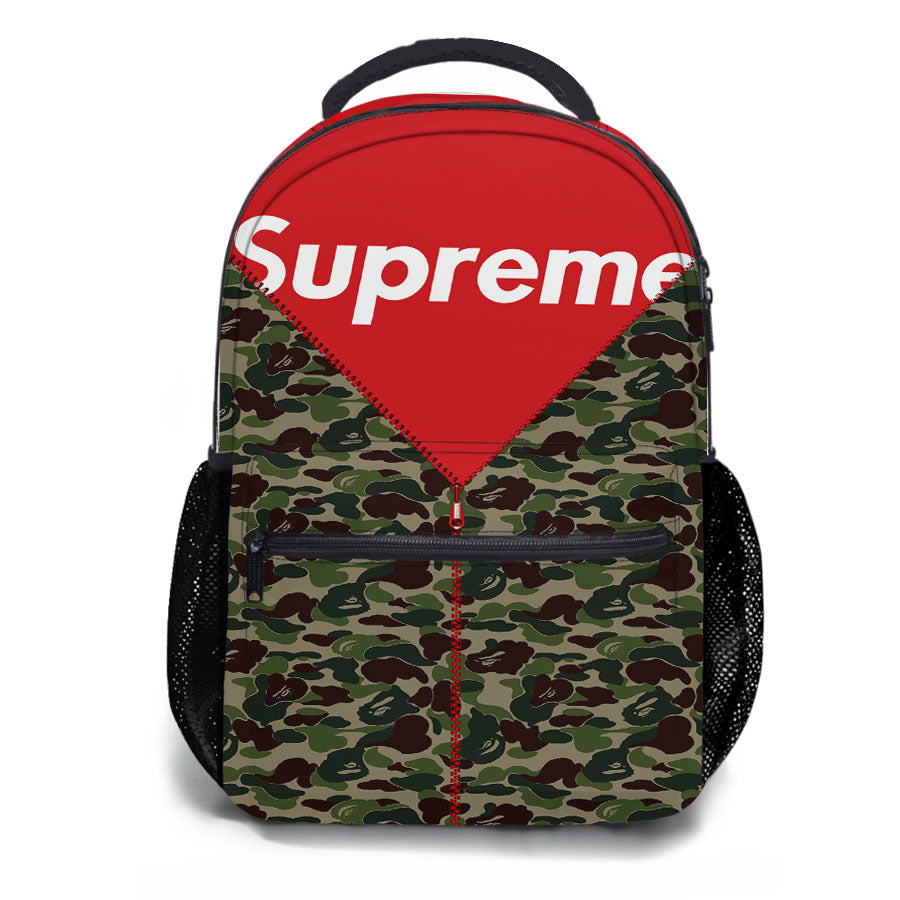 Supreme Camo School Backpacks