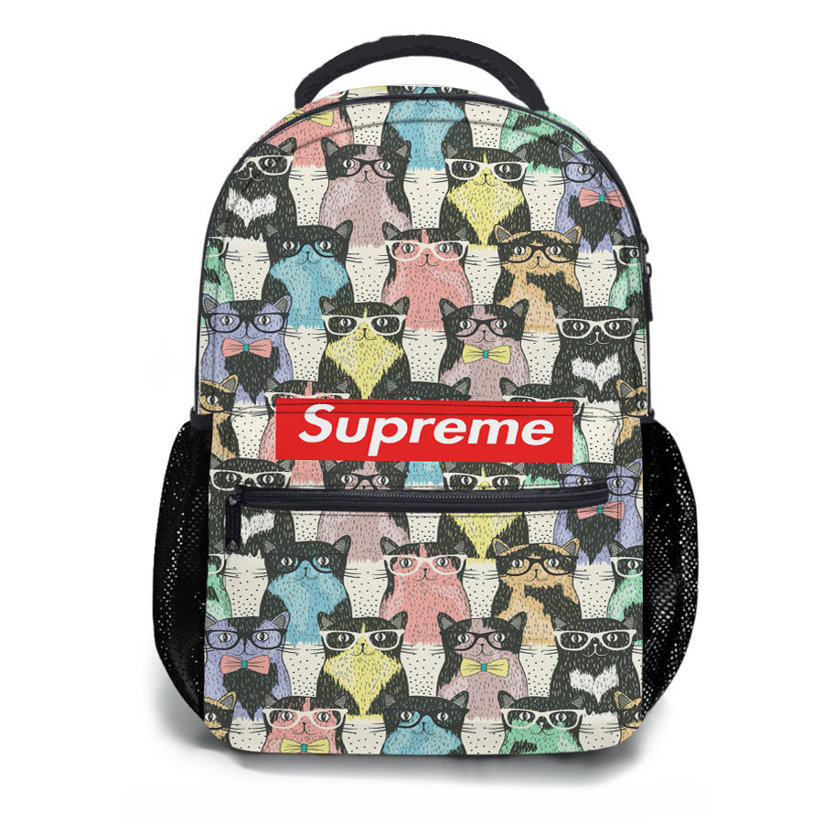 Supreme Cats School Backpacks