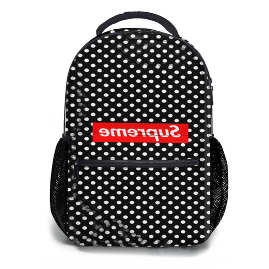 Supreme Clothing Skateboarding Logo School Backpacks