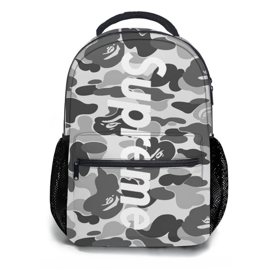 Supreme Grey School Backpacks