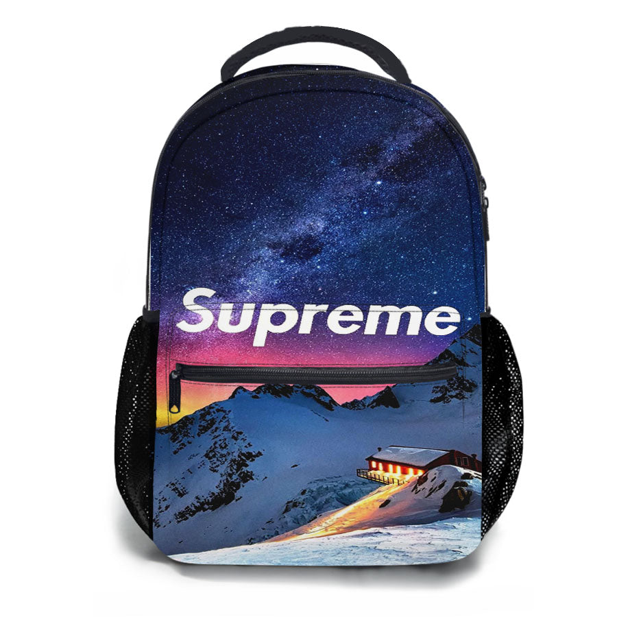 Supreme In The Sky School Backpacks