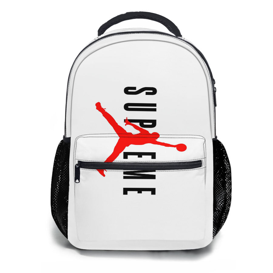 Supreme Jordan White School Backpacks