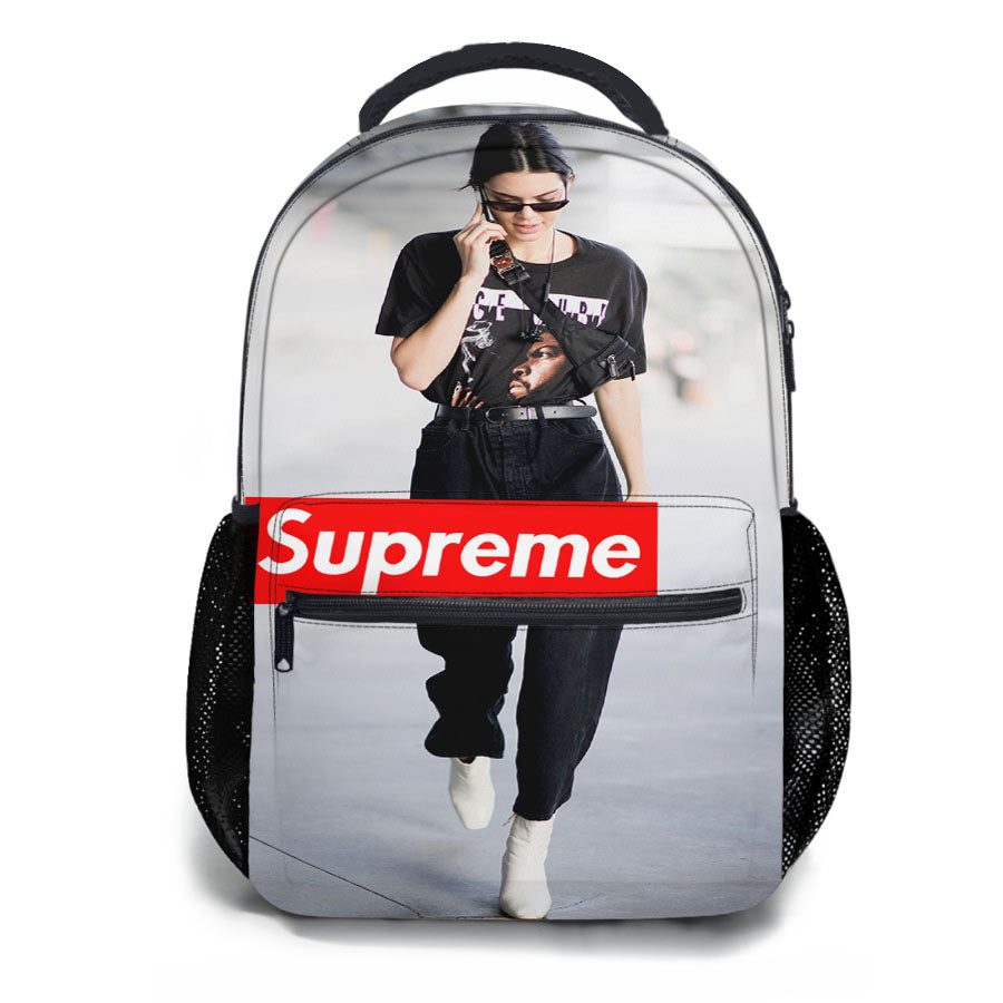 Supreme Kendall Jenner School Backpacks