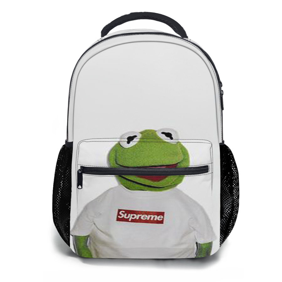 Supreme Kermit Frog Sesame Street School Backpacks