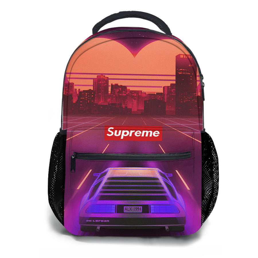 Supreme Love Car School Backpacks