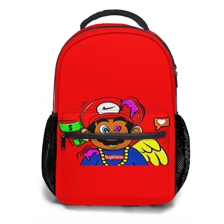 Supreme Mario School Backpacks