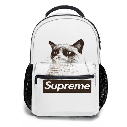 Supreme Nope Cat School Backpacks