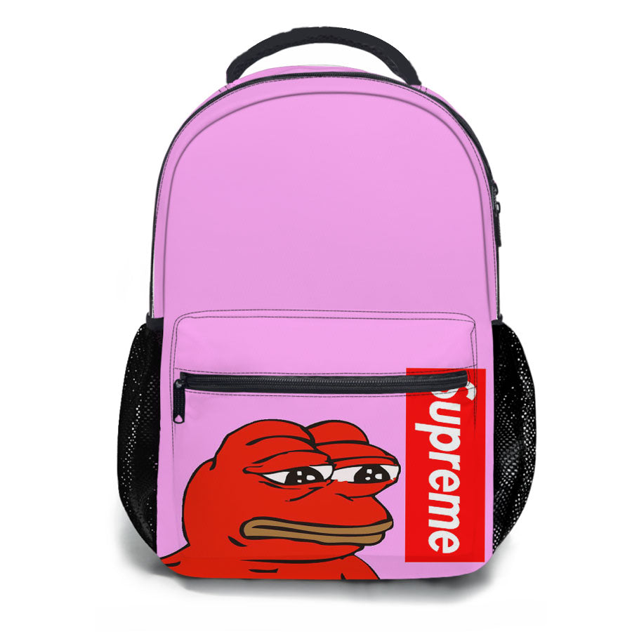 Supreme Pepe School Backpacks