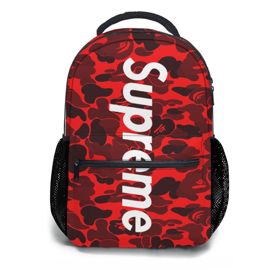 Supreme Red School Backpacks