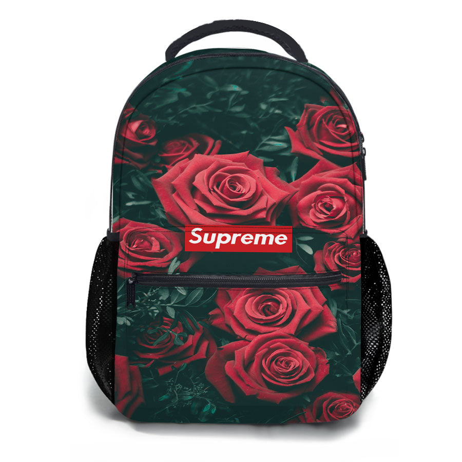 Supreme Roses 2 School Backpacks