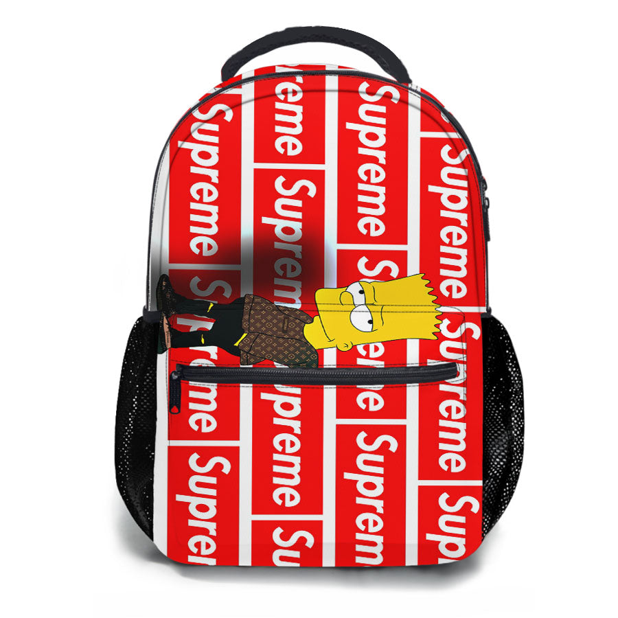 Supreme Simpsons Tape School Backpacks
