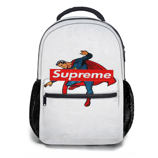 Supreme Trend Superman Hero Logo School Backpacks