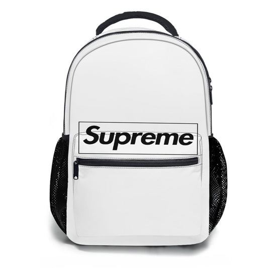 Supreme White School Backpacks