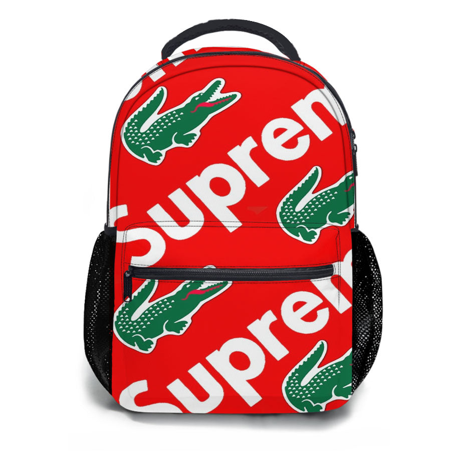 Supreme X Lacoste School Backpacks