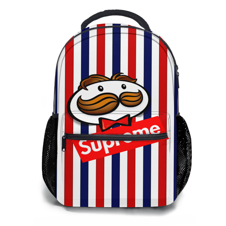 Supreme X Pringles Line Red School Backpacks