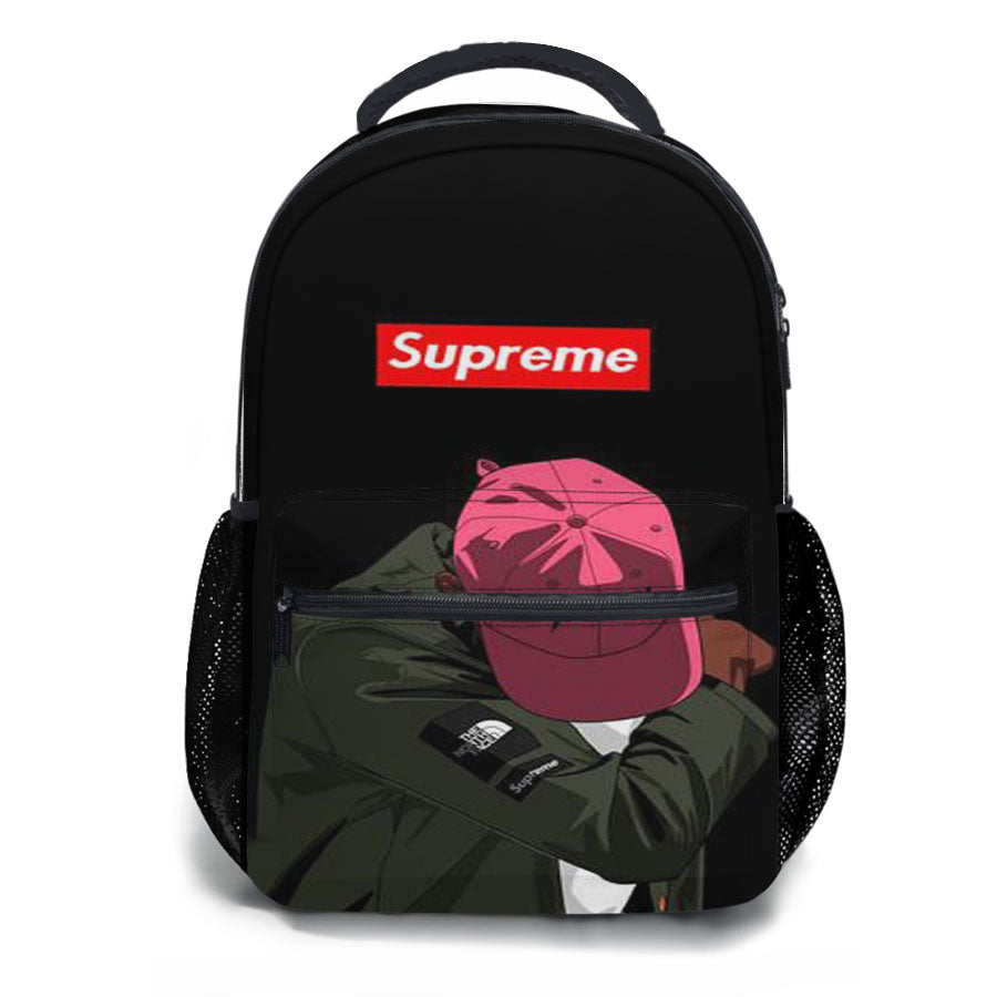Yeezy Taught Me Supreme School Backpacks