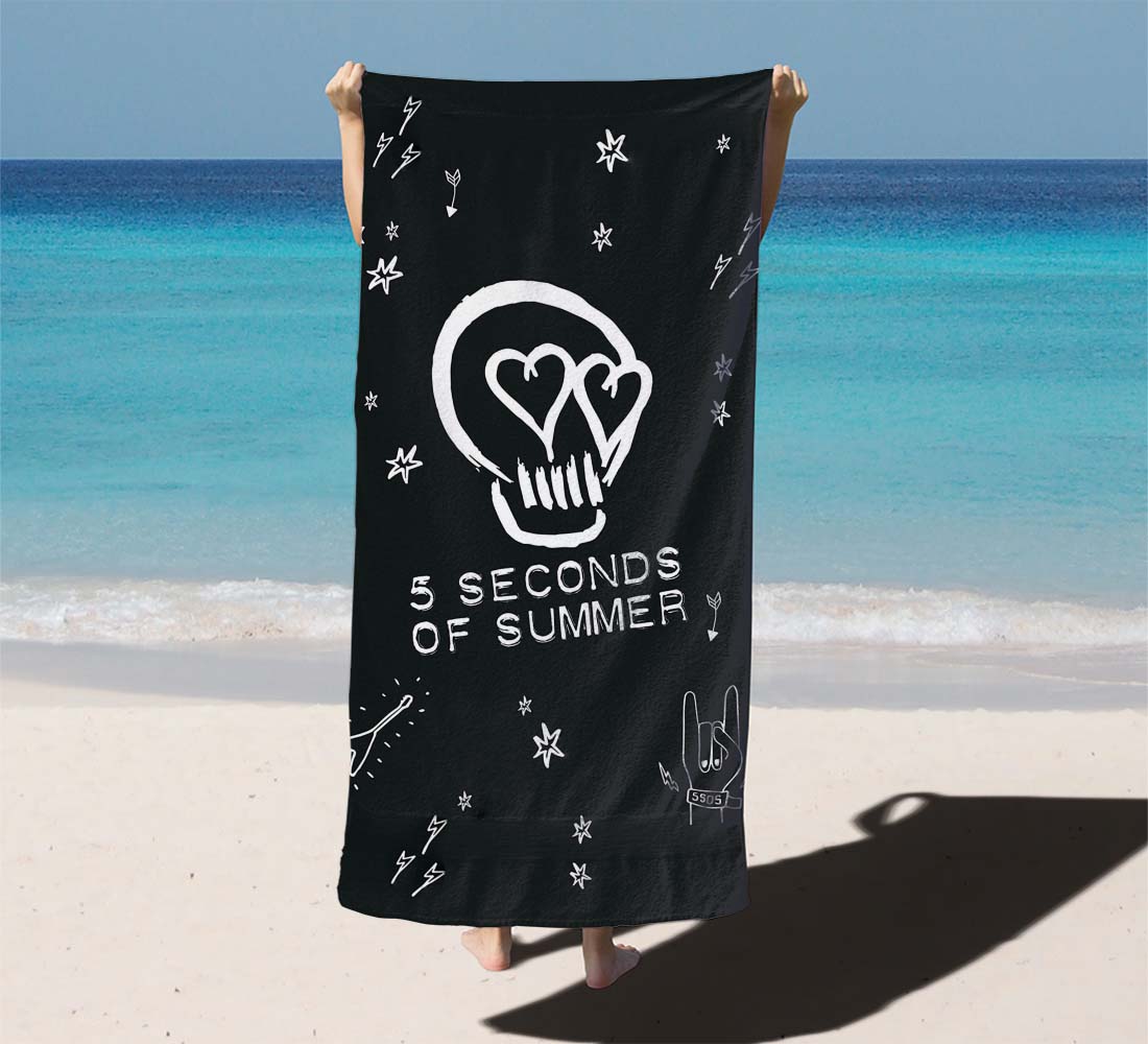90'S Cup Jazz Pattern Beach Towels