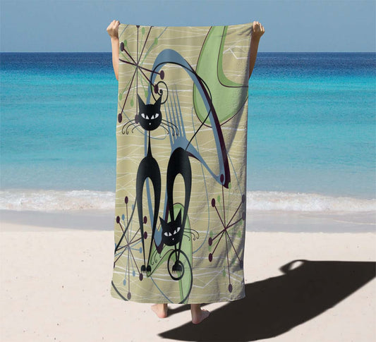 101 Dalmatians Pattern Beach Towels