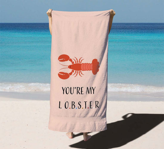 A Monkeys - Pink Beach Towels