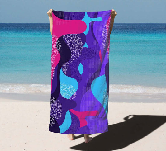 Abstract Pattern August Beach Towels